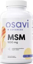 MSM - Methyl Sulfonyl Methaan - 2000mg - 120 Vegan Capsules - Osavi