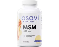 MSM - Methyl Sulfonyl Methaan - 2000mg - 120 Vegan Capsules - Osavi
