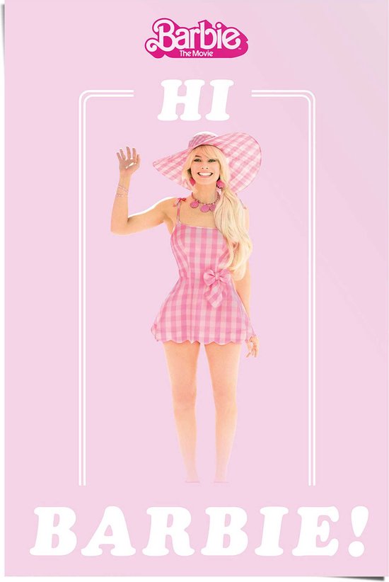 Affiche Film & TV Barbie Movie - salut Barbie 91,5x61 cm 150 grammes papier couché brillant