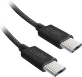 USB-C zu USB-C Kabel 60W 1,5m schwarz