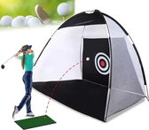 Golf training net - practice - golf - hit net - golf slag oefen net - golf swing net - afslagplaats