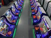 bartop arcade machine met 3000+ games , muntproever, omgevings LED licht, krachtig audio systeem, 2 spelers game computer systeem , speelhal mario outrun pacman space invaders tekken qbert pandora dx-3000
