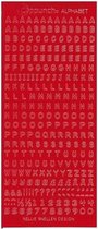 Nellie Snellen • Stickers Alphabet Dark Red 10pieces