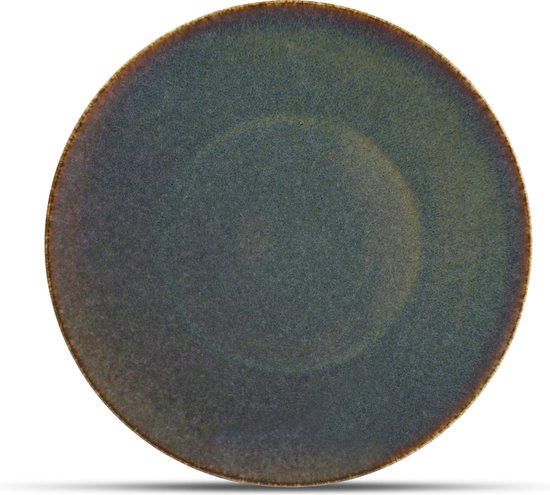 Bonbistro Assiette plate 27cm vert Cirro (Set de 6)