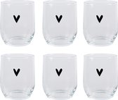 Clayre & Eef Waterglas set van 6