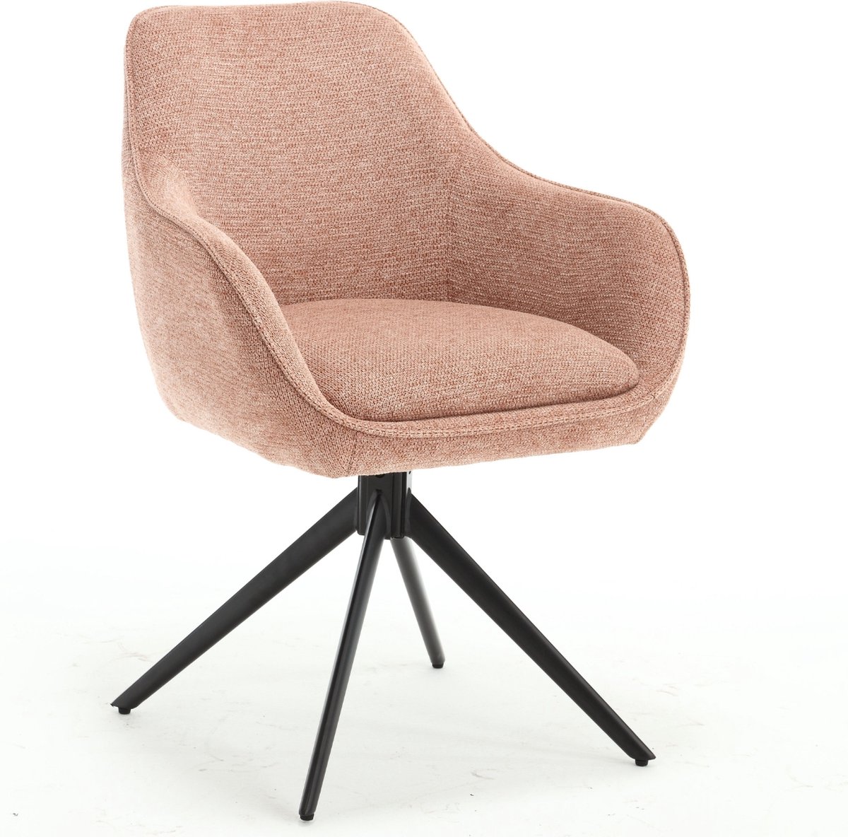 Livingfurn - Eetkamerstoel Tom Brique - eetkamerstoelen set van 2