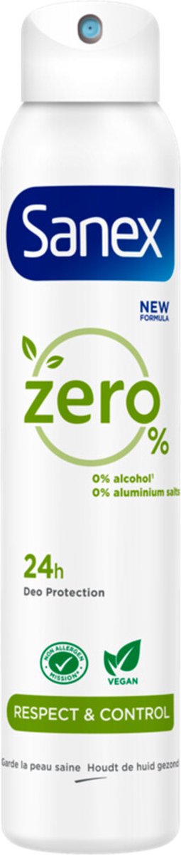 Sanex Deodorant Spray Zero% Normal Skin - 3 x 200 ml - Voordeelverpakking