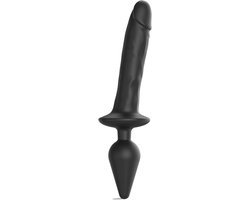 Strap-On-Me - Switch Plug-In - Dildo & Buttplug - Zwart - Maat S
