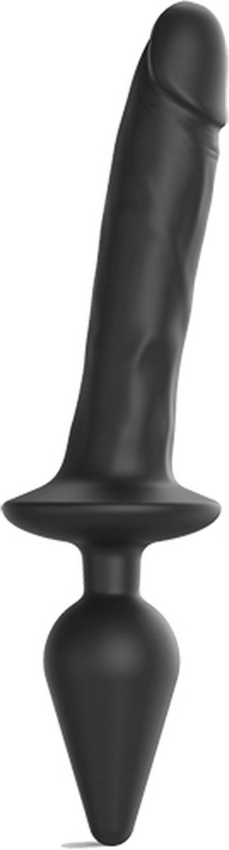 Goedkoopste Strap-On-Me - Switch Plug-In - Dildo & Buttplug - Zwart - Maat S