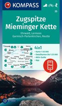 Kompass Wanderkarten - Kompass WK25 Zugspitze, Mieminger Kette