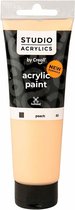 Peinture acrylique - Peach - Oranje - 120 ml - Creall Studio