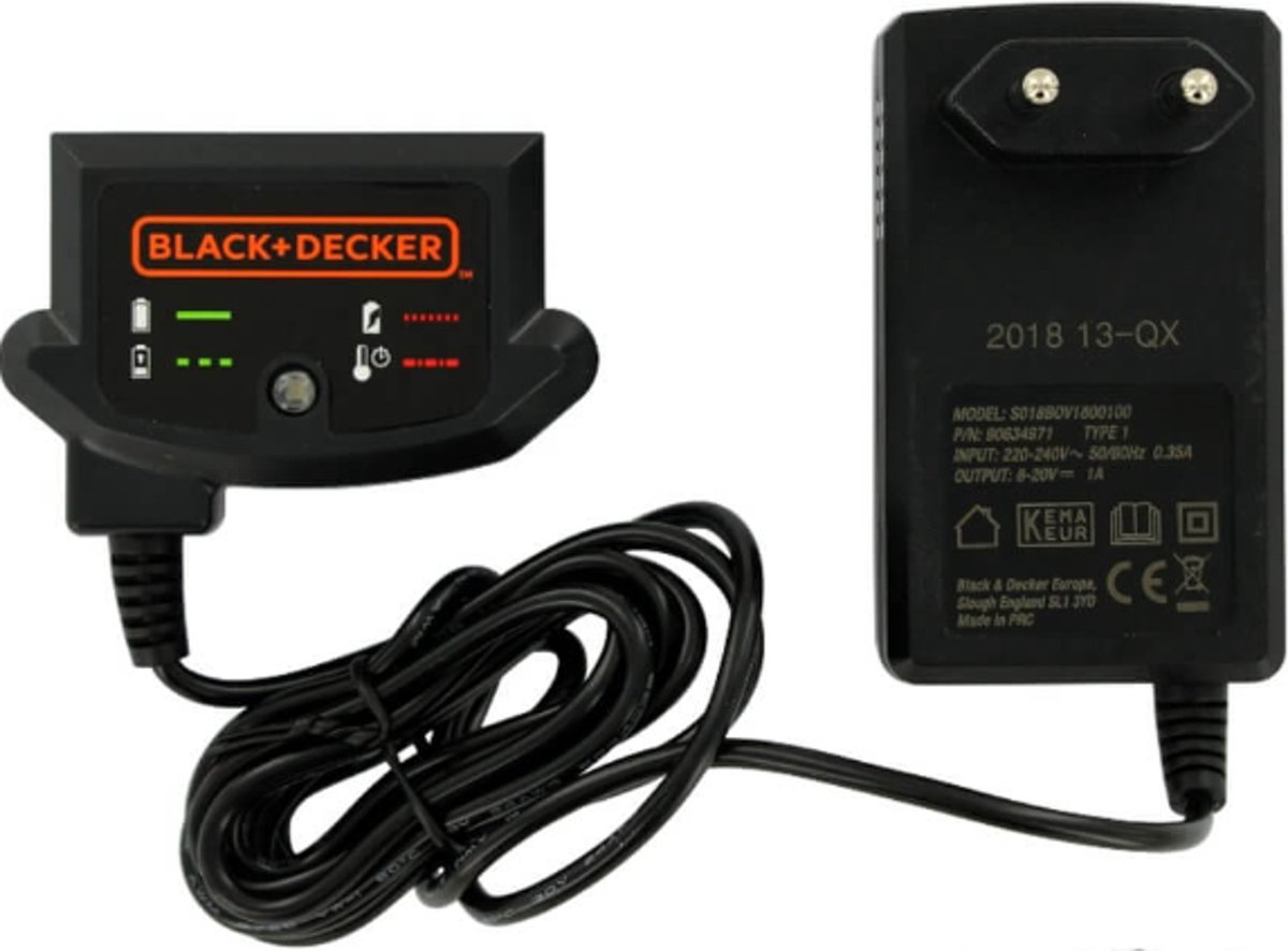 Black+Decker Laadapparaat 8 - 20 Volt - (90634971)