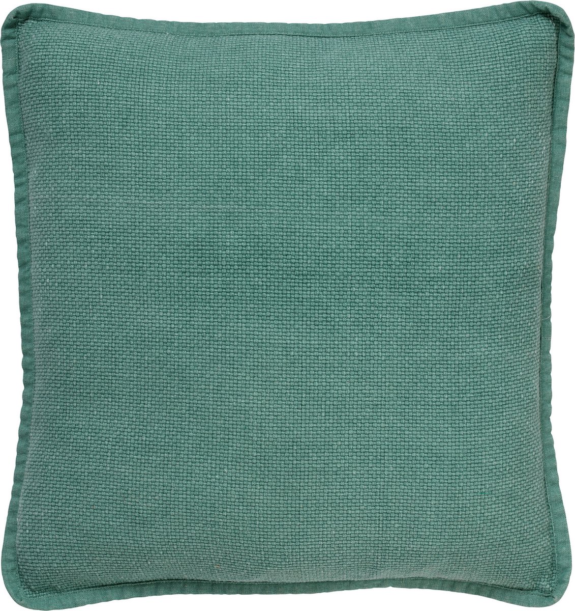 Dutch Decor BOWIE - sierkussen 45x45 cm - gewassen katoen - Sagebrush Green - groen - Inclusief binnenkussen - Luxe kussens voor woonkamer & bank Sage groen