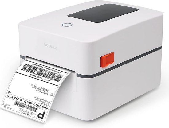 Sounix Labelprinter M4201 - 150 mm/s - Automatische labelherkenning - Wit |  bol