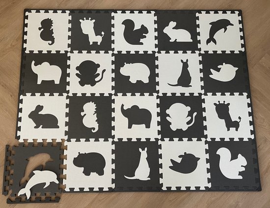 Tapis puzzle animaux
