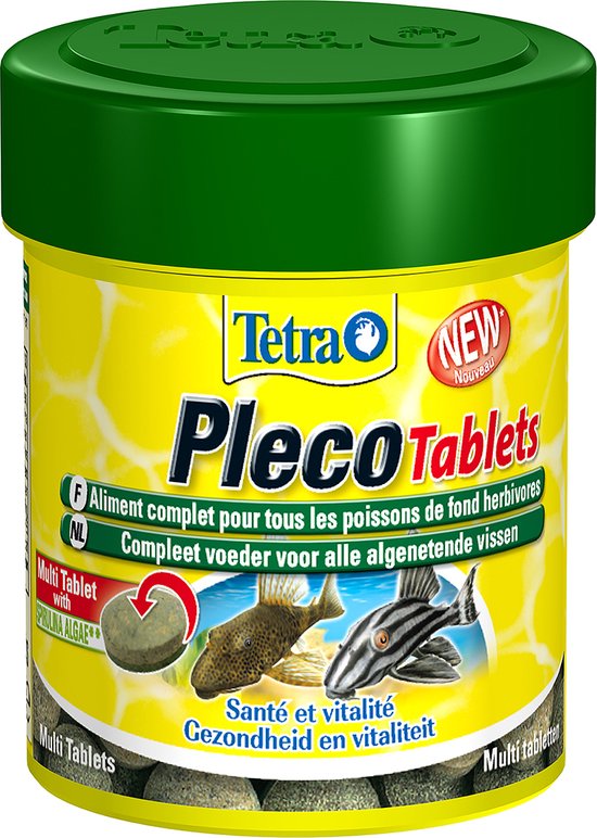 Tetra Plecomin Tabletten - Vissenvoer - 120 Stuks