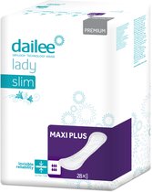 Dailee Lady Premium Slim Maxi Plus - 28 stuks - inlegkruisje - maandverband
