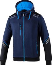 Sparco TECH outdoor vest met capuchon - Marineblauw/Blauw - outdoor vest maat M