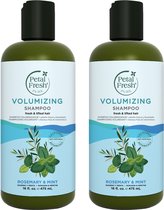 PETAL FRESH - Shampoo Rosemary & Mint - 2 Pak