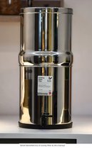 Système de filtre à eau en acier inoxydable British Berkefeld | 8,5 litres | filtrer et purifier l'eau du robinet | filtre à eau pour la maison | eau potable propre | Filtrer les SPFA