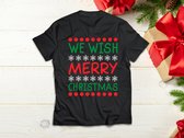 We Wish Merry Christmas - T Shirt - HappyHolidays - MerryChristmas - ChristmasCheer - JoyfulSeason - Gift - Cadeau - VrolijkKerstfeest - FijneKerstdagen - Kerstvreugde - Feestdagen
