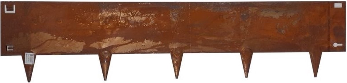 Meuwissen Agro Edge - Perkrand - Kantopsluiting - 106 cm x 24 cm - Cortenstaal - 1,5 mm dik