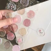 Cachets de cire pastel 18 pièces - mariage hobo chic - fleurs pastel - cachet de fermeture cachets de fermeture - cachet de cire enveloppe de fermeture - invitation cachet de cire mariage vibes mariage - plage plage