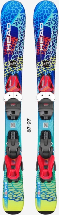 HEAD Ski Monster Easy jrs + 4.5 GW binding