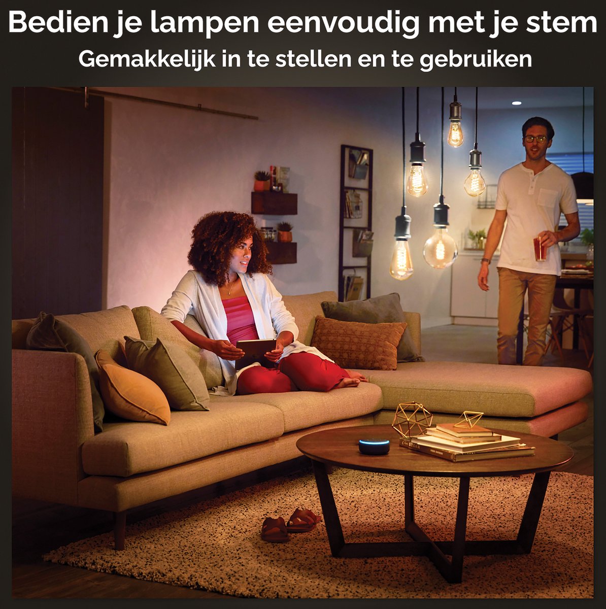 Philips Hue filament standaardlamp A60 - warm tot koelwit licht - 3-pack - E27 — afbeelding 7