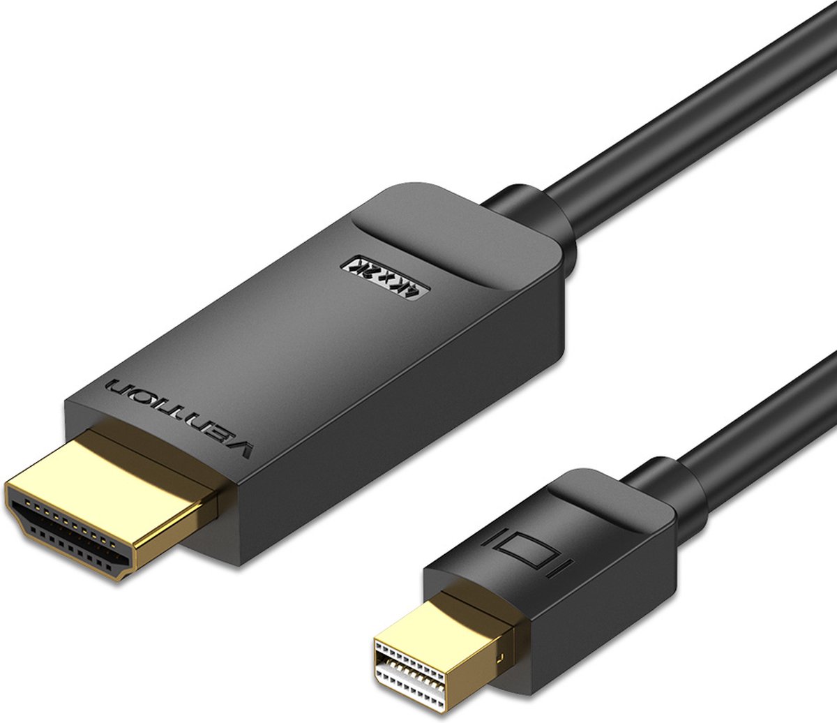 Vention Mini DisplayPort naar HDMI kabel - 4K Ultra HD / 1080P Full HD - 2 meter