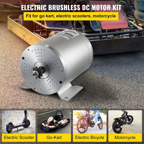 Kit Moteur électrique 48V 1800W Kit Motorisation électrique