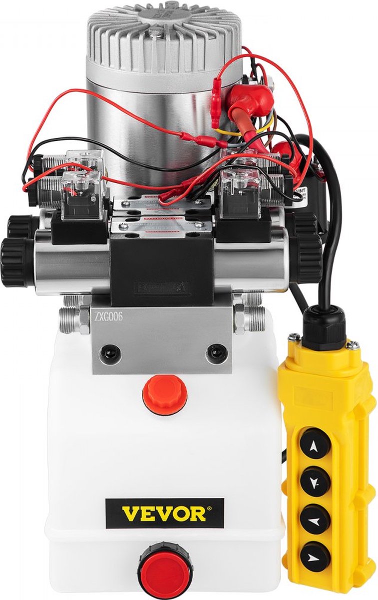 Pompe hydraulique à simple effet 12V DC avec réservoir d'huile en