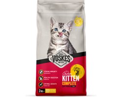 6x Voskes Kattenbrokken Kitten Kip 2 kg