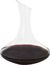 Krumble Decanteer karaf met smalle hals - Karaf - Schenkkan - Glazen karaf - Decanteren - Wijnschenker - Rode wijn - Wijnkan - Kan - Wijnkaraf - Glas - 1.5 Liter - Transparant - 21,5 x 22 cm (dxh)