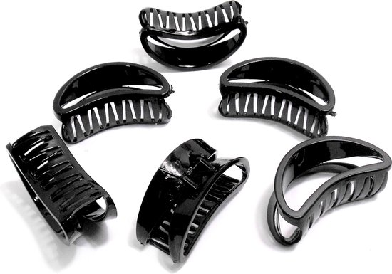 Baronesse Haarklemmen – 6,5 Cm, Gold, 12er-Pack – Klassische Haarspangen