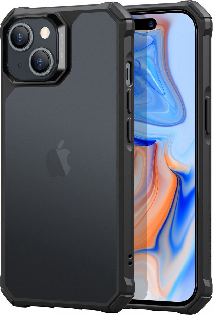 ESR Air Armor Back Cover Hoesje Zwart Geschikt voor Apple iPhone 15 Plus