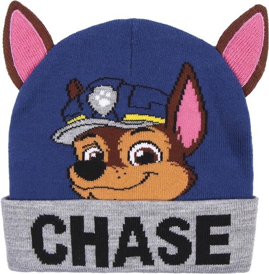 Paw Patrol Chase Winter Muts - Blauw - Met oren