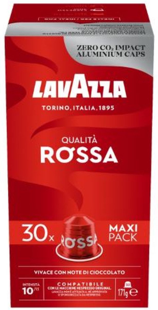 Goedkoopste Lavazza Qualità Rossa Koffiecups - 240 Nespresso Cups - 100 Arabica Koffie - Intensiteit 10/13