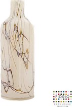 Design Vaas Luciano - Fidrio LIGHTENING - glas, mondgeblazen bloemenvaas - hoogte 40 cm