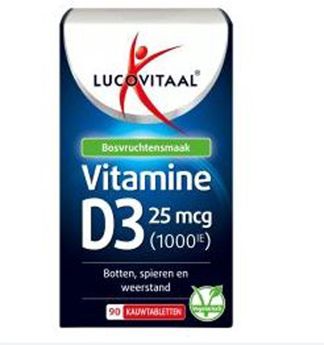 Goedkoopste Lucovitaal Vitamine D3 25mcg Kauwtabletten