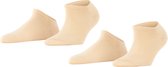 Esprit Uni 2-Pack duurzaam organisch katoen multipack sneakersokken dames beige - Maat 39-42