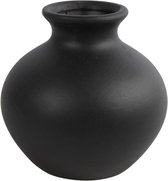 Vase en Céramique - Zwart Mat - 15,5 cm - Frances