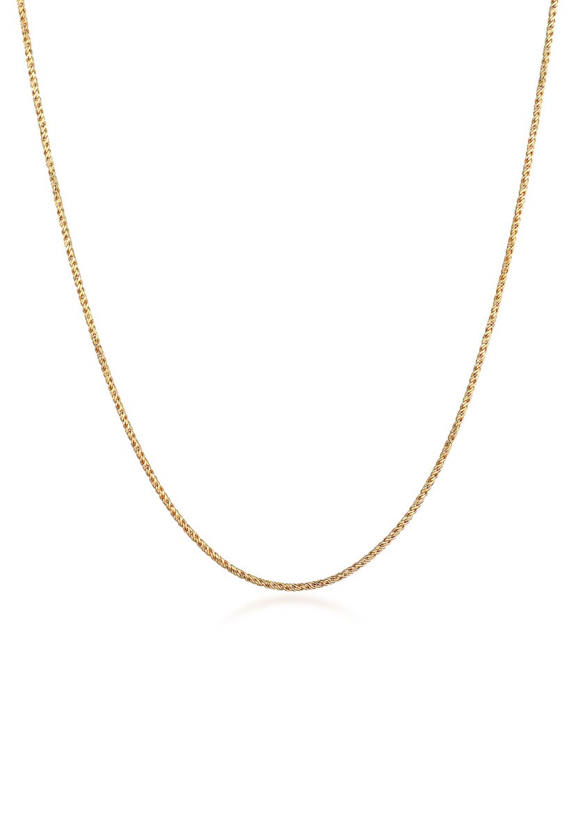 KUZZOI - Halsketting - Heren Koord Ketting Basic Gedraaid Fijn Trend in 925 Sterling Zilver - Heren