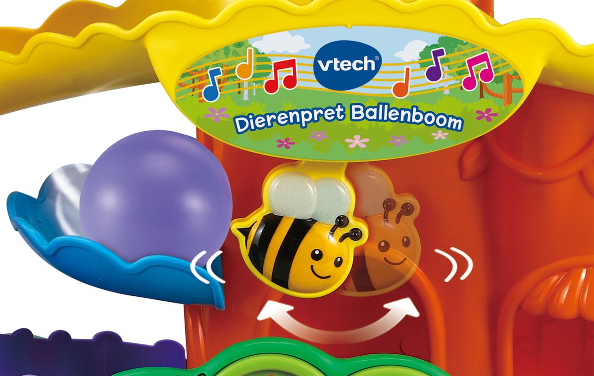VTech Baby Dierenpret Ballenboom Activity-Center - Interactief & Educatief Speelgoed - Ballentoren - Cadeau - Baby Speelgoed 1 Jaar — afbeelding 12