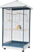 STRONG Bird Voliary Refugio - Anthracite - 66 x 59 x 146 cm - Volière - Cage à perruches - Volière de chambre - Volière pour Vogels - Pour l'intérieur