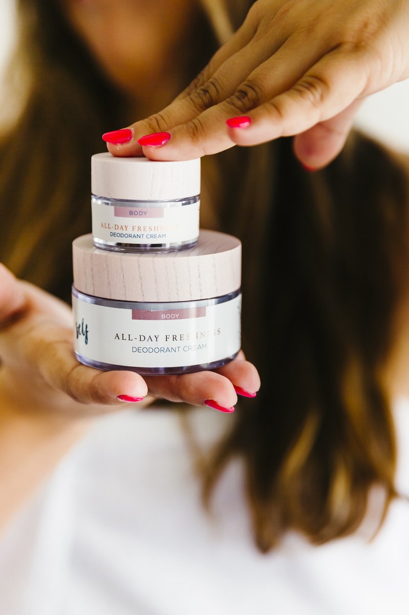 Goedkoopste Natural SELF - Deodorant Cream - 50ml - 100 Natuurlijk & Vegan - Zonder hormoon verstorende ingrediënten - Elimineert zweetgeur volledig gedurende 48h -Werkt Antibacterieel