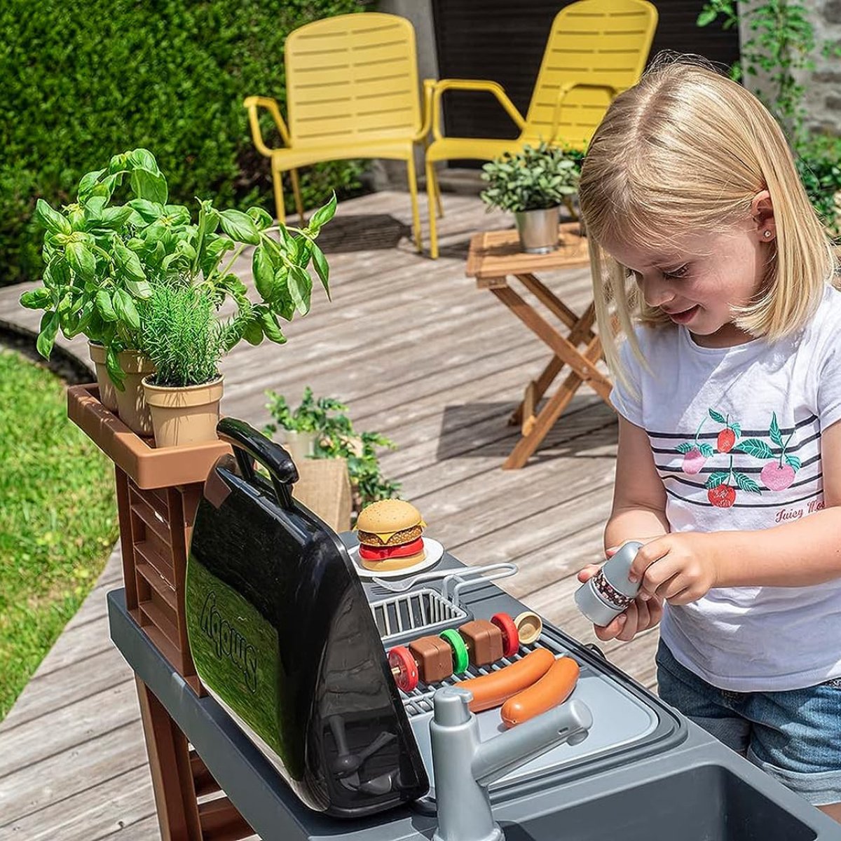 howa - Barbecue Enfant Max avec Accessoires en Bois 4821