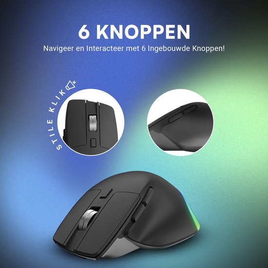 Nulea M501 draadloze trackballmuis, oplaadbare ergonomische muis... Nulea M501 Wireless Trackball Mouse Afbeeldingen Nulea M501 Trackball Maus Test