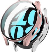 YONO Bumper adapté pour Samsung Galaxy Watch 6 - 40 mm - Coque de Protection d'écran - Coque Complète - Or Rose