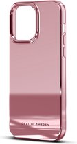 iDeal of Sweden Hoesje Geschikt voor iPhone 14 Pro Max - iDeal of Sweden Mirror Case - roze